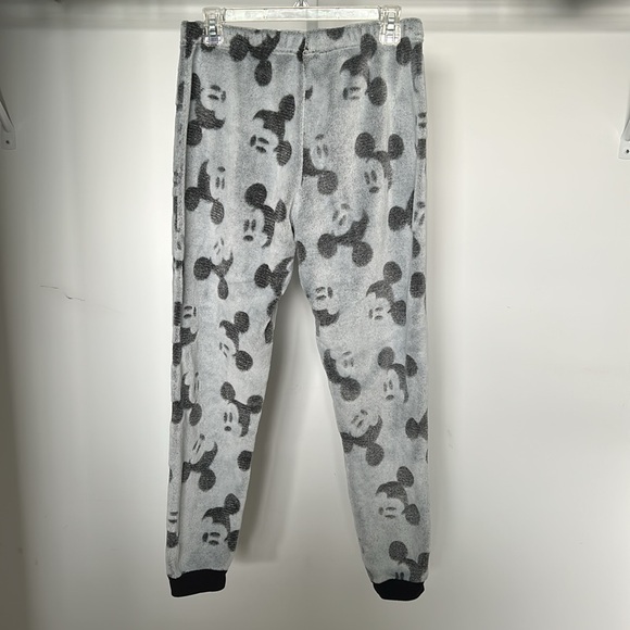 DISNEY Mickey Mouse Fleece Joggers Women’s Size Medium Pajama Bottoms - Picture 6 of 15